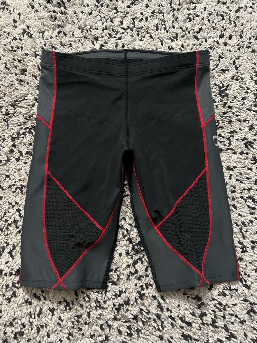CW-X Stabilyx Ventilator Joint Support Compression Shorts Black Grey Mens Medium